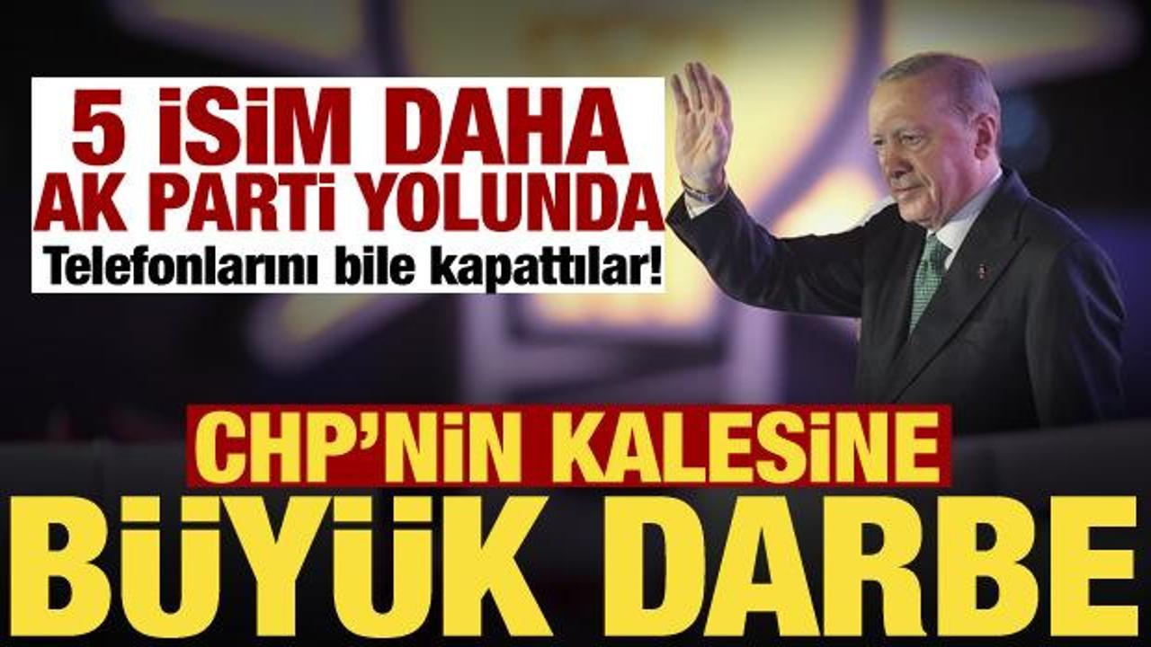 5 başkan daha AK Parti’ye geçiyor! CHP’nin kalesine darbe! Telefonlarını kapattılar...