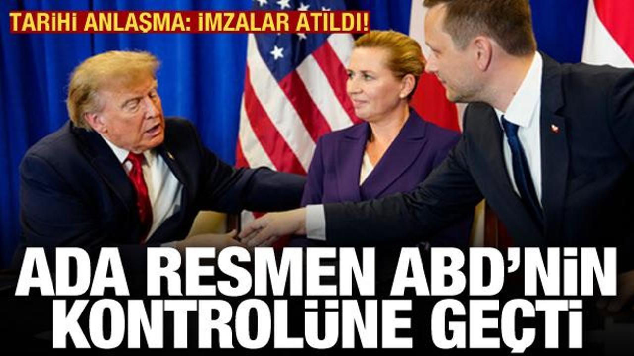İmzalar atıldı: Grönland artık ABD'nin!