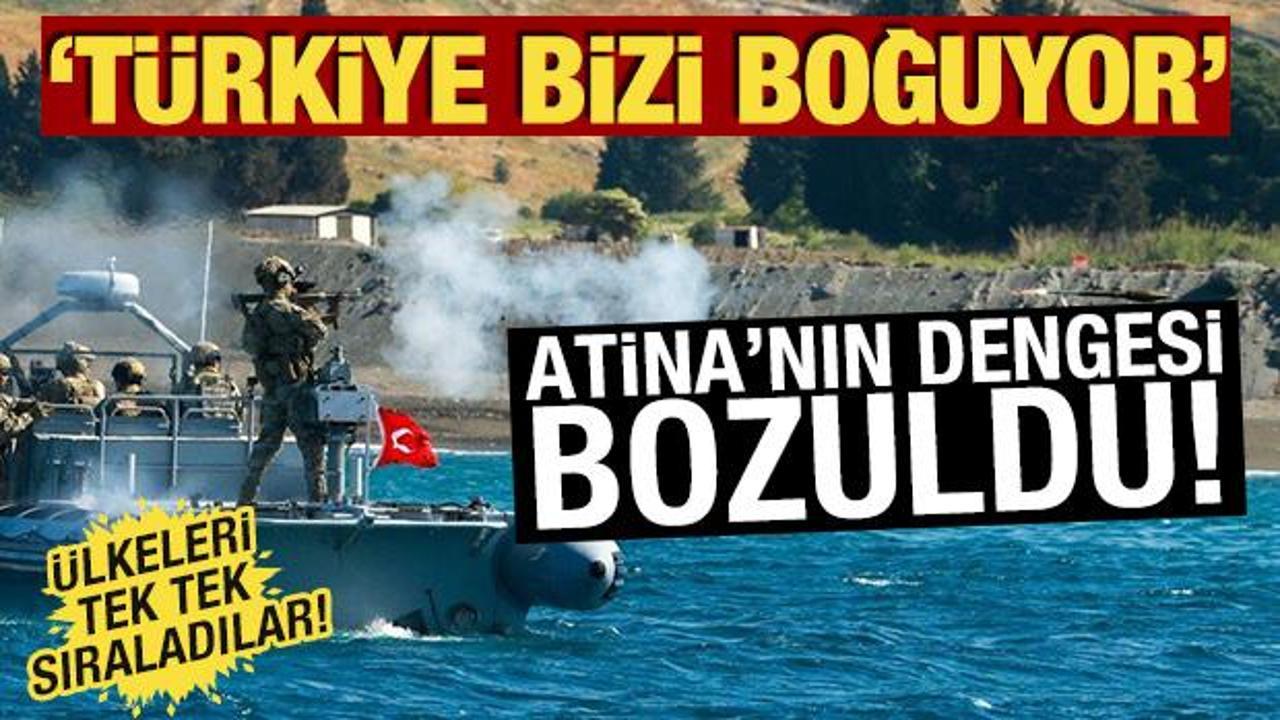 Atina'nın dengesi bozuldu! 'Türkler bizi boğuyor'