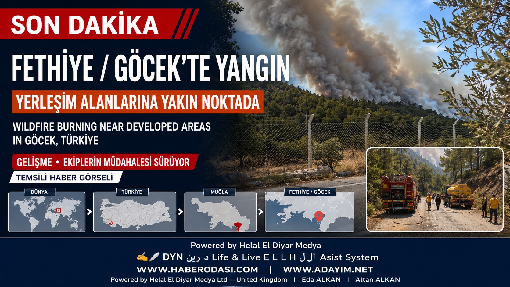 GÖCEK ORMAN YANGINI