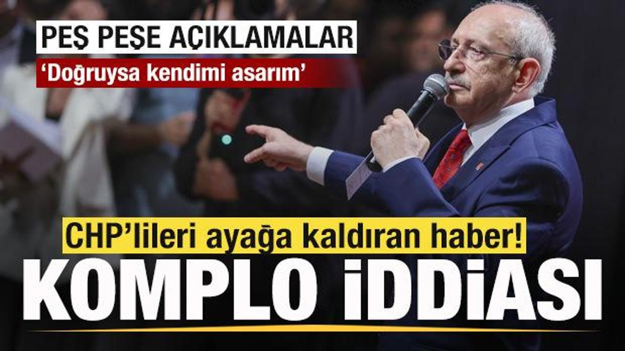 Siyaset gündemine oturdu! CHP'lileri ayaklandıran iddia! Peş peşe sert açıklamalar!