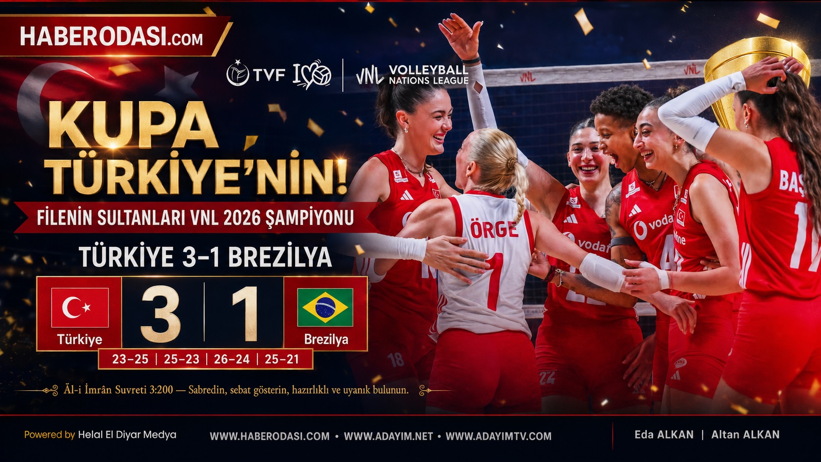 🏆 KUPA TÜRKİYE’NİN!