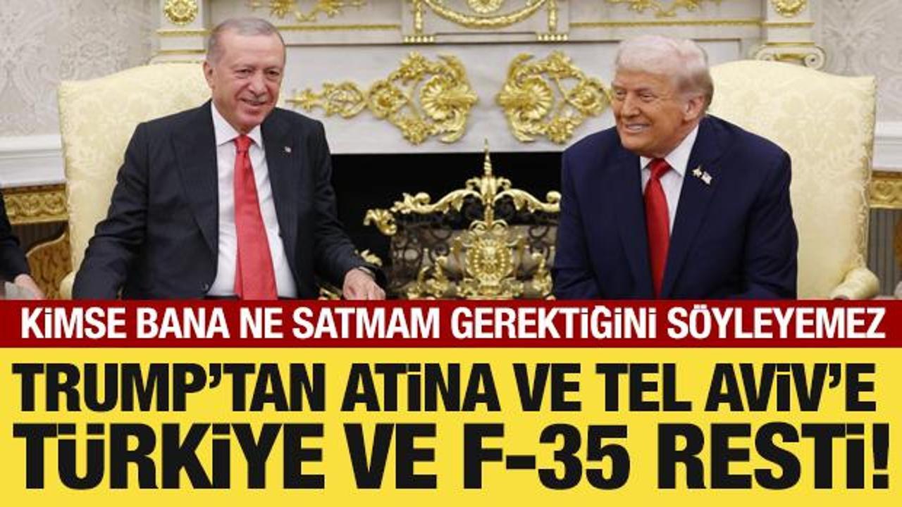Trump'tan Türkiye ve F-35 açıklaması