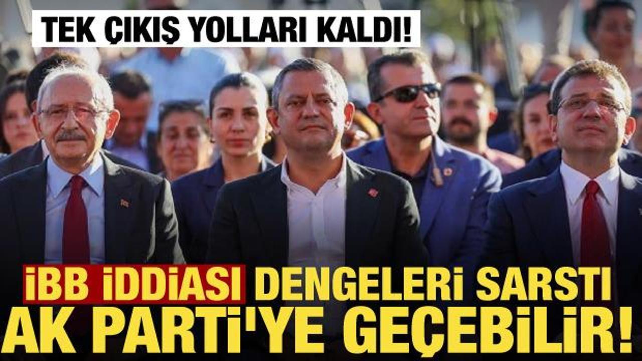 İBB AK Parti'ye mi geçecek? İmamoğlu ve Özel'i şoke eden iddia!