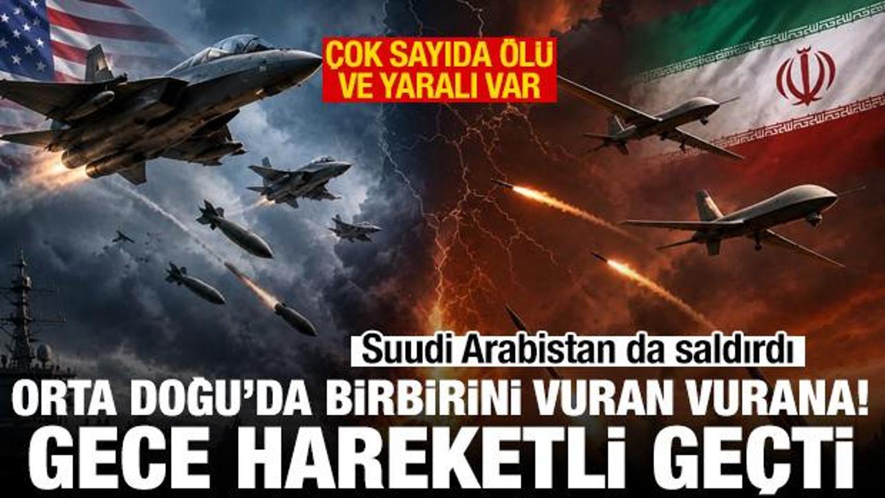 İran-ABD savaşı kızıştı! Suudi Arabistan da saldırdı! Çok sayıda ölü var