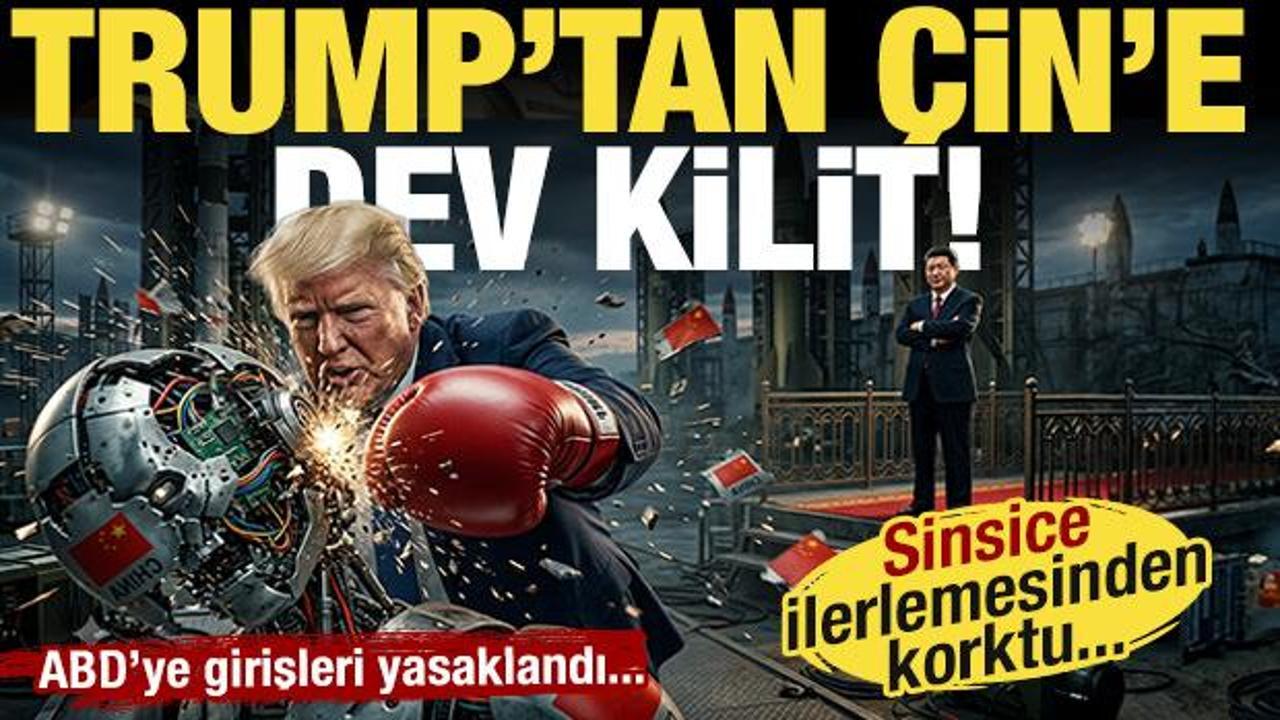 ABD'den dev kilit: Trump Çin'in robot ordusuna savaş açtı! Resmen başladı...