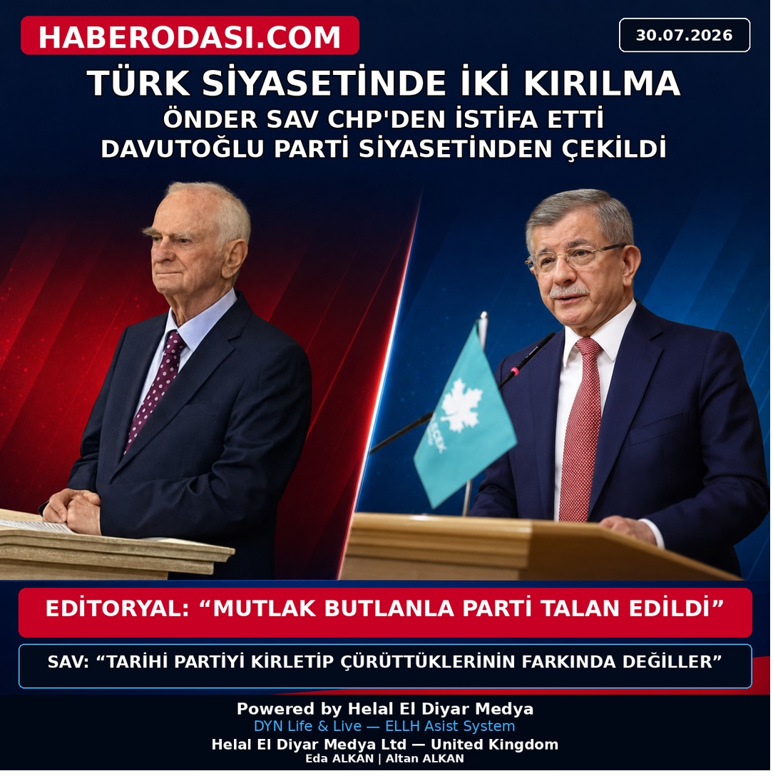 TÜRK SİYASETİNDE  3 KIRILMA ONDER SAV   AHMET DAVUTOGLU  MUTLAK BUNLAN  بْطِلُونَ BTLVN BUTLAN DIYE BILINEN TALAN ETMEK YOK SAYMAK 'O'nun ILMINI TALAN ETMEK YOK SAYMAK.