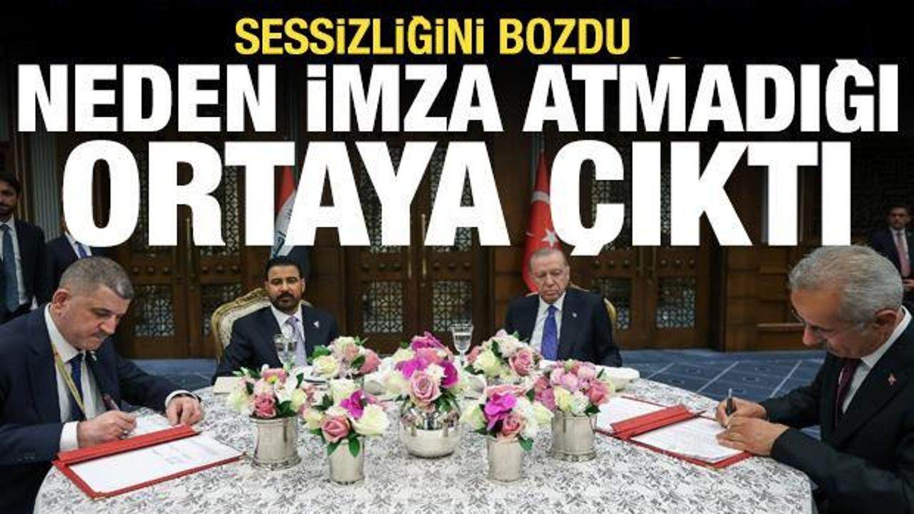 Iraklı Bakan'dan imza açıklaması: Teknik kaynaklı aksaklık