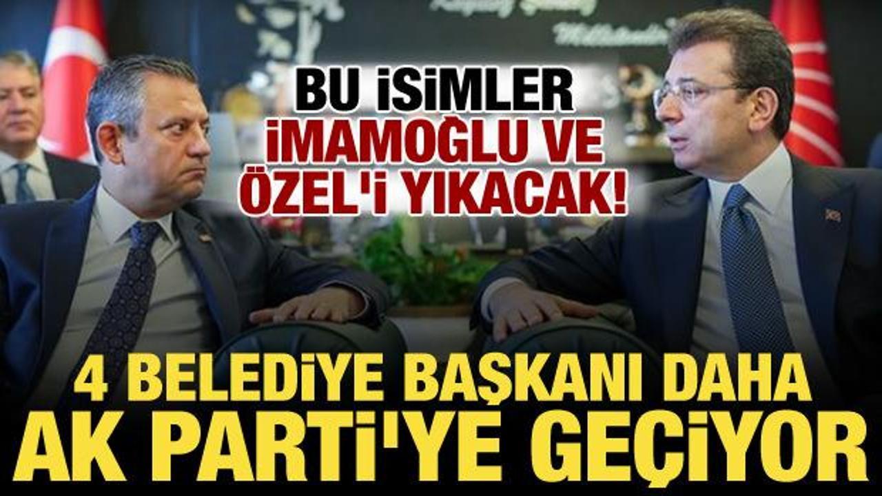İstanbul'da dengeleri değiştirecek iddia: 4 belediye başkanı AK Parti'ye geçiyor!