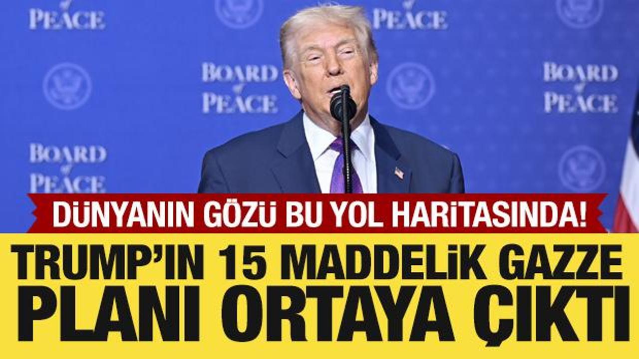 Gazze'de tüm dengeleri değiştirecek plan! Barış Kurulu yol haritasını açıkladı