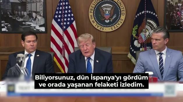ABD Başkanı Trump, İspanya'daki krizi fırsata çevirdi: Sandığı gösterdi