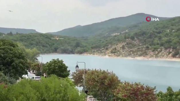 Fransa'da orman yangını yeniden alevlendi: Bin 800 hektarlık alan yandı