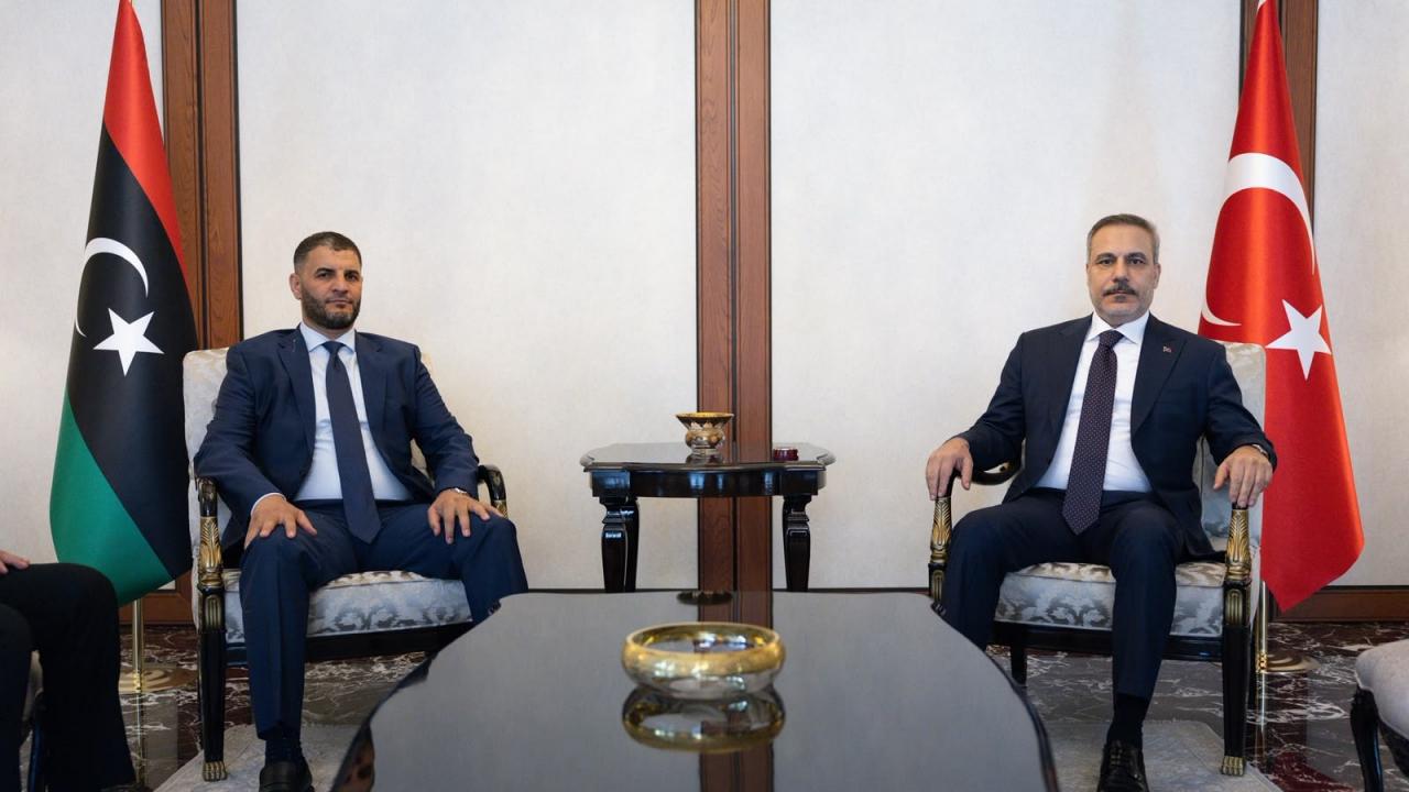 Bakan Fidan, Libya İçişleri Bakanı Trablusi ile Görüştü
