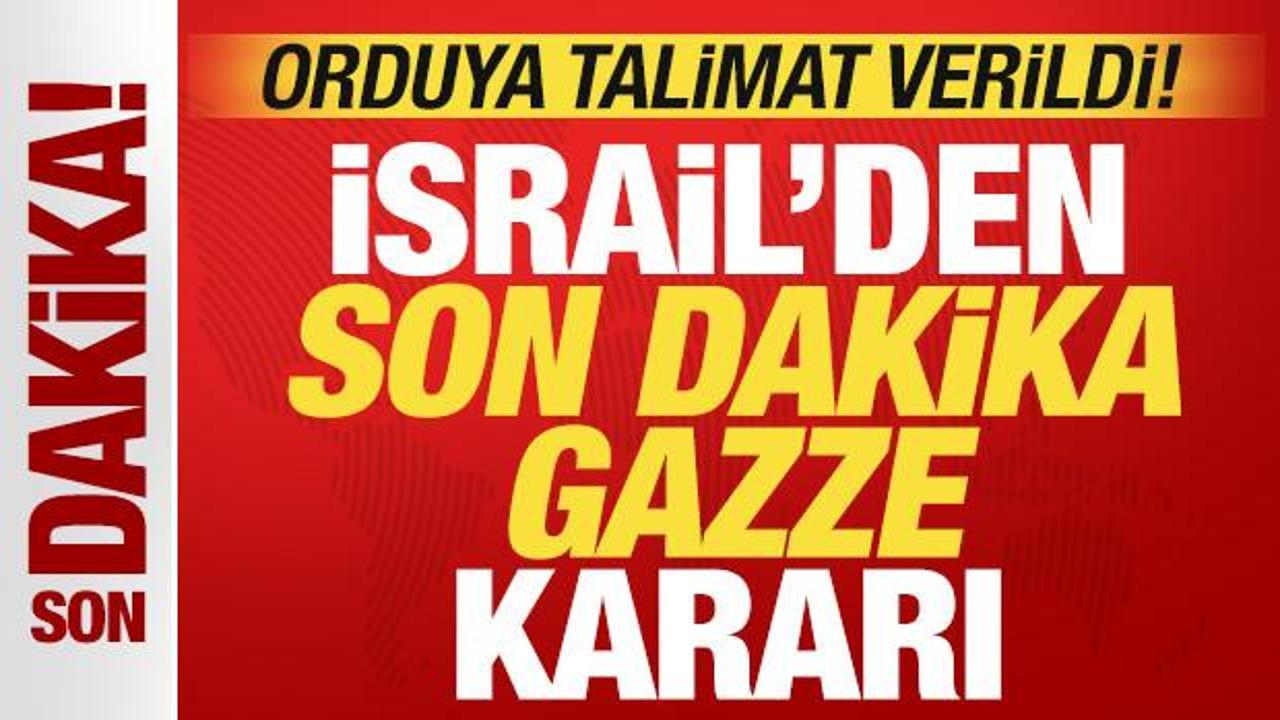 Silah bırakmışlardı: İsrail'den son dakika Gazze kararı! Orduya talimat verildi