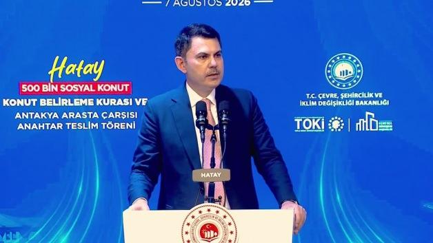 Bakan Kurum Hatay'dan duyurdu: Türkiye prangalarından kurtulacak