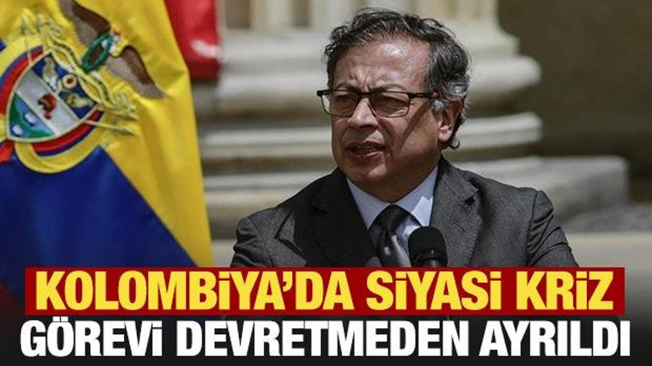Kolombiya'da Petro dönemi sona erdi: Saraydan görevi devretmeden ayrıldı