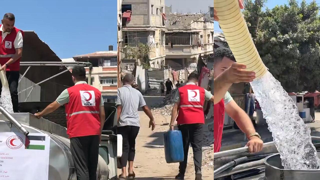 Türk Kızılay, Gazze'de salgın hastalıklara karşı hijyen seferberliği başlattı