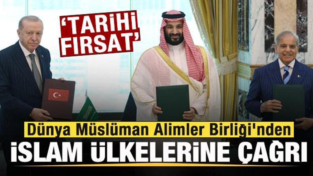 Dünya Müslüman Alimler Birliği'nden İslam ülkelerine Mekke anlaşması çağrısı