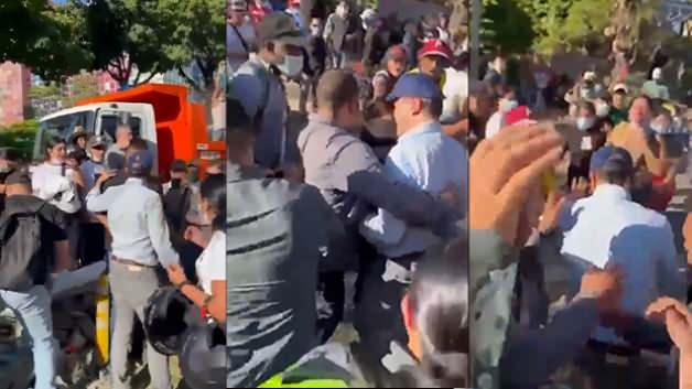 Kolombiya'daki afetzedelerden belediye başkanına sert tepki