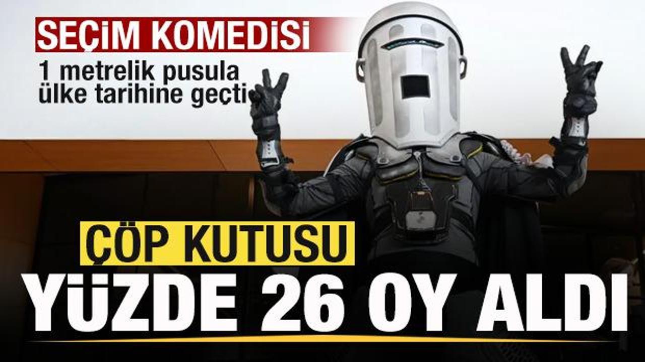 Ülke tarihine geçen seçim! Oy pusulası 1 metreye ulaştı! 'Çöp Kutusu' yüzde 26 oy aldı!