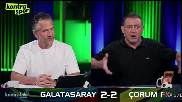 Nihat Kahveci'den Galatasaray'a canlı yayında flas tepki