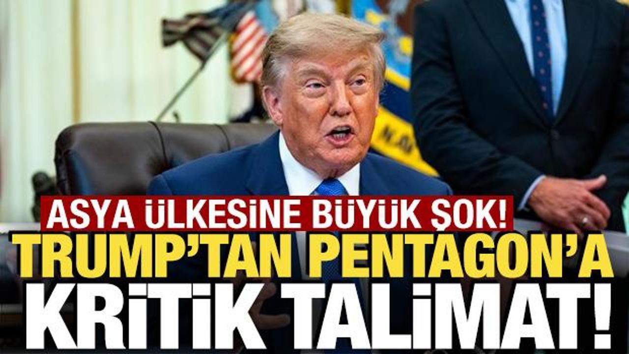 Trump'tan Pentagon'a kritik talimat! Güney Kore'ye şok