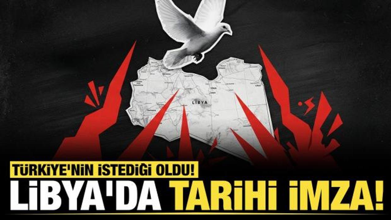 Libya'da tarihi imza ve eş zamanlı patlama: Birleşik hükümet için düğmeye basıldı!