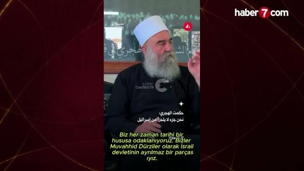 Dürzi lider Hikmet el-Hicri'den çarpıcı çıkış: İsrail'in ayrılmaz bir parçasıyız