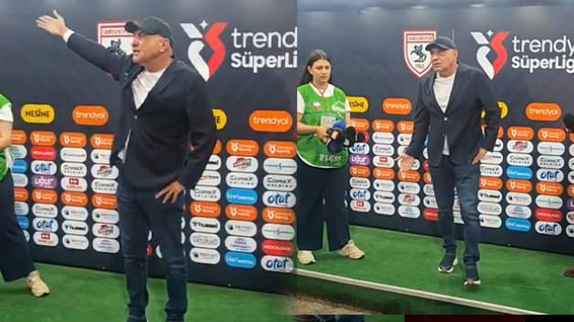 Samsunspor başkanı taraftarla atıştı o anlarda kameralar kayıttaydı