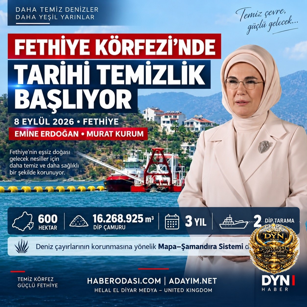 🔴ÖZEL HABER FETHİYE KÖRFEZİ'NDE TARİHİ TEMİZLİK BAŞLIYOR