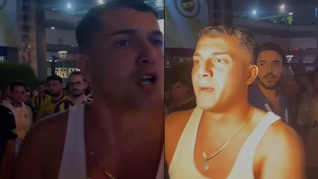 Derbi sonrası bir holigan kadın muhabire saldırdı