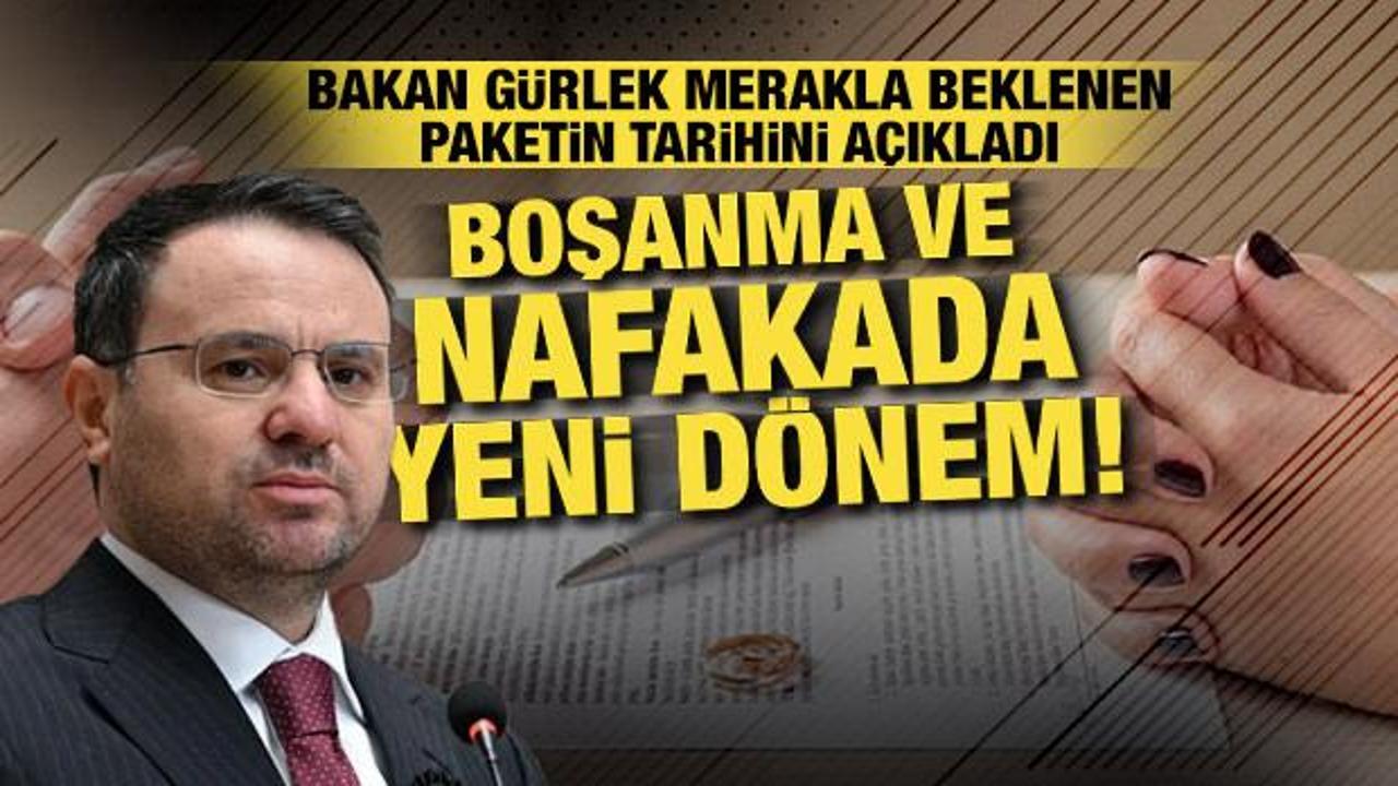 Bakan Gürlek'ten süresiz nafaka ile ilgili açıklama: Tarih verdi
