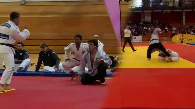 Judo müsabakasında yenilgiyi hazmedemeyen sporcu rakibinin çenesini kırdı