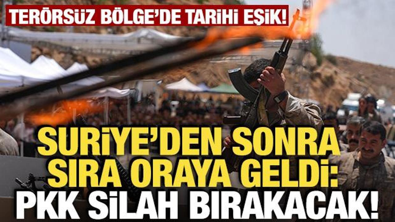 Terörsüz Bölge'de tarihi eşik! Suriye'den sonra sıra oraya geldi: PKK silah bırakacak