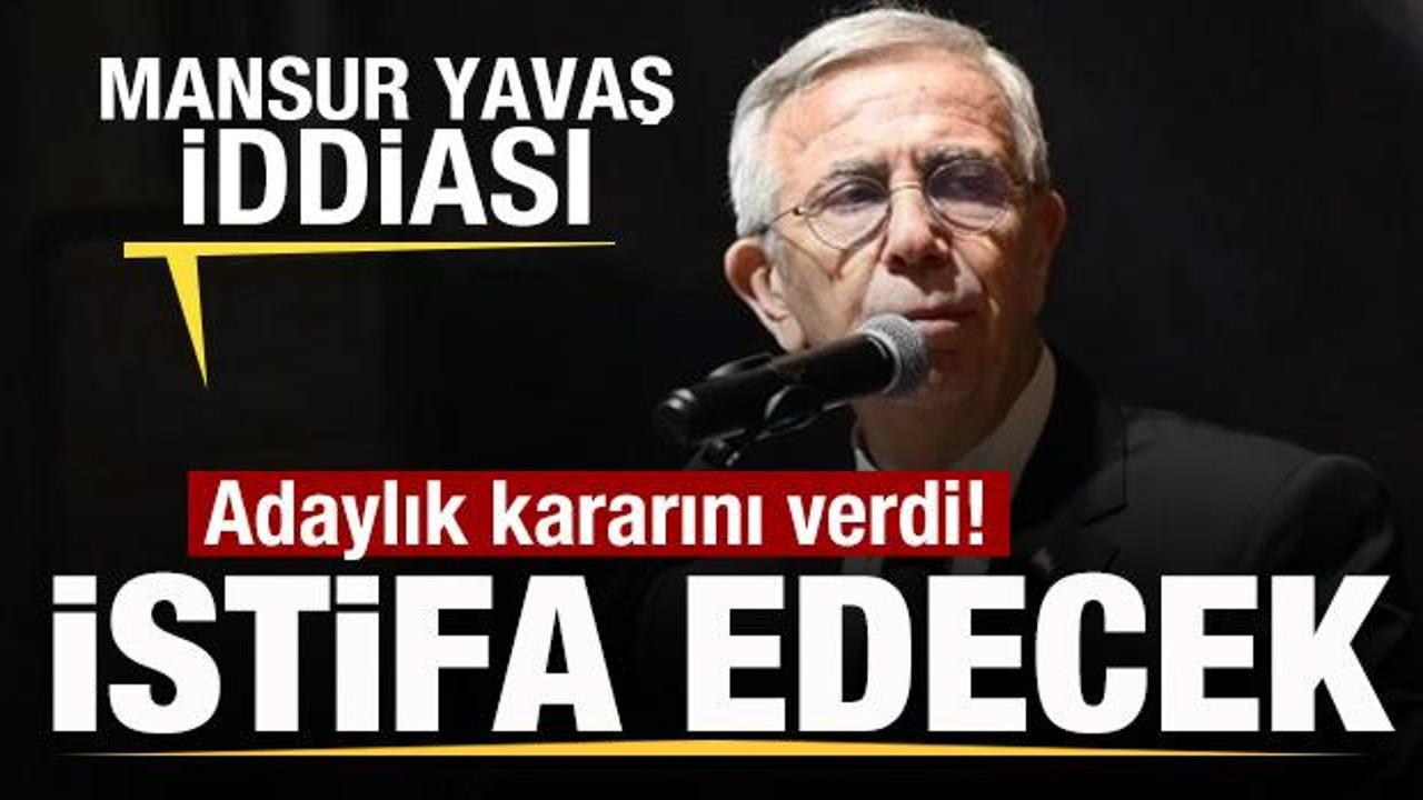 Siyaseti sarsan Mansur Yavaş iddiası! Adaylık kararını verdi! İstifasını duyuracak