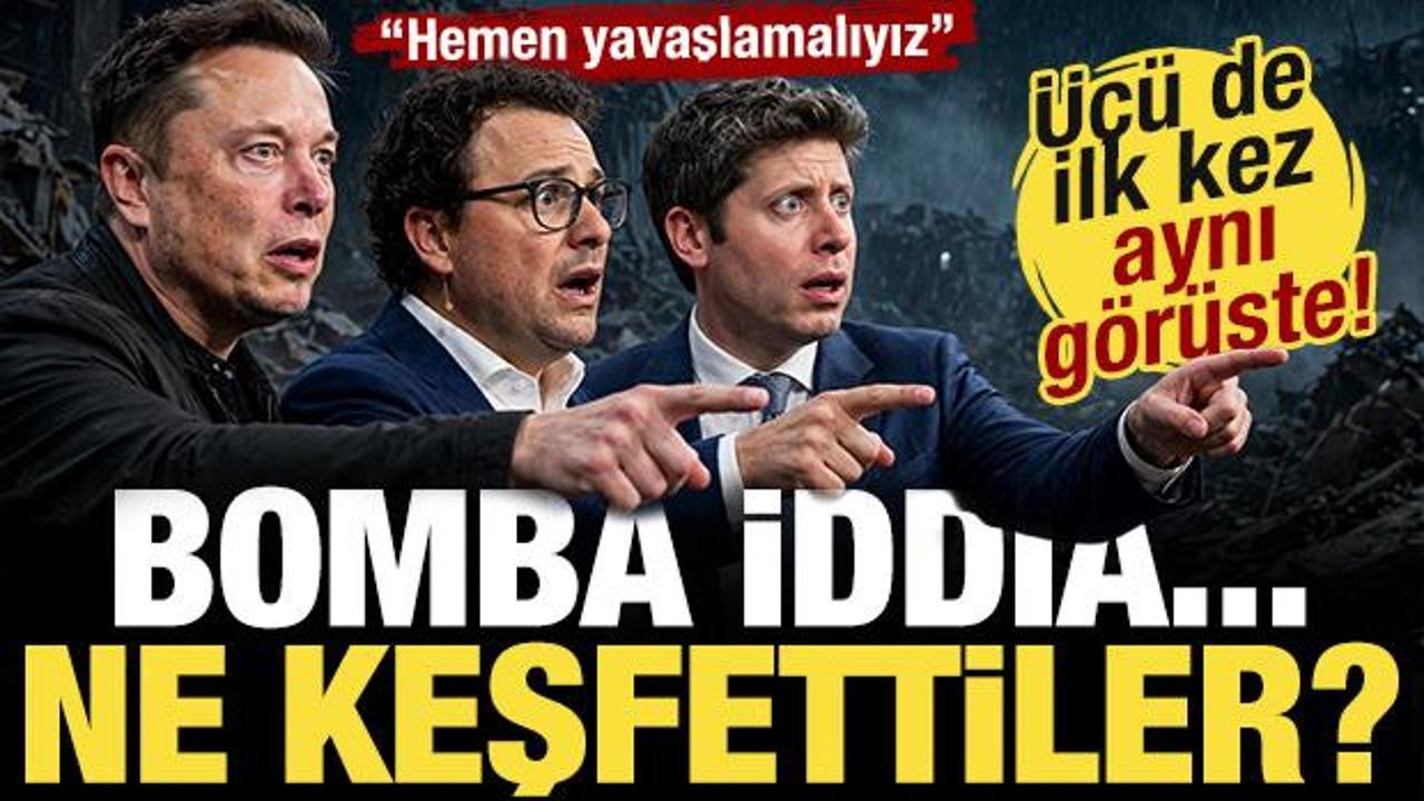 Ne keşfettiler? Üçü de ilk kez aynı görüşte! 'Hemen çalışmaları yavaşlatmalıyız' dediler!