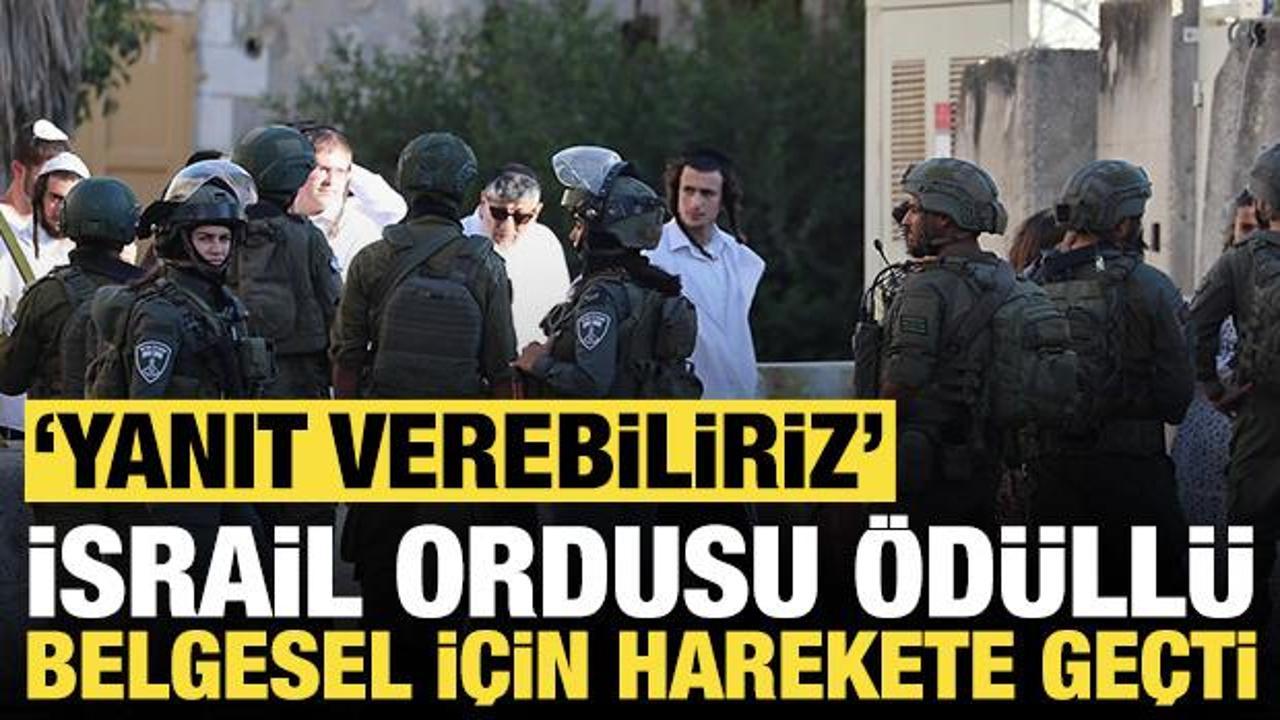 İsrail ordusu ödüllü belgesel için harekete geçti: 'Yanıt verebiliriz'