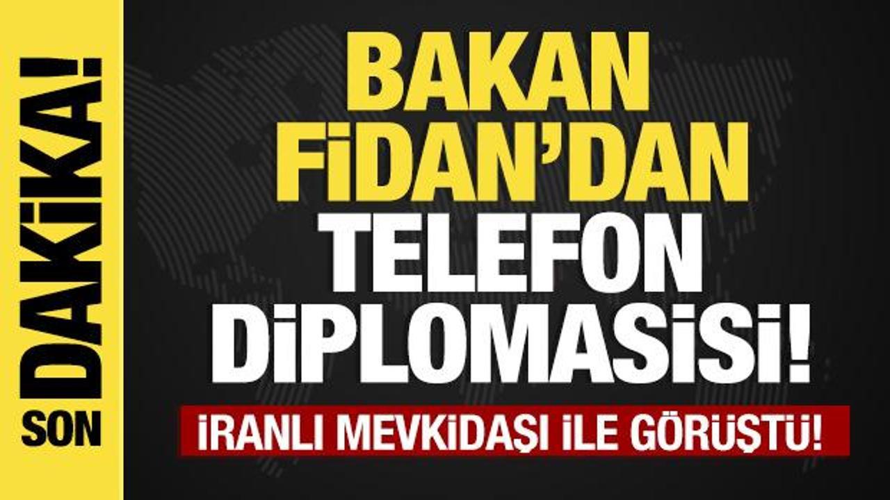 Son dakika... Bakan Fidan İranlı mevkidaşı ile görüştü!