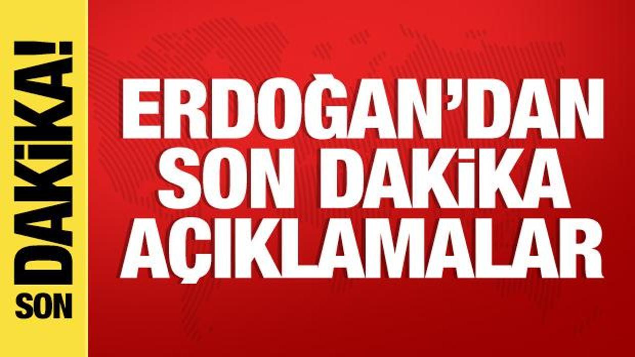 Cumhurbaşkanı Erdoğan'dan Kabine Toplantısı sonrası önemli açıklamalar