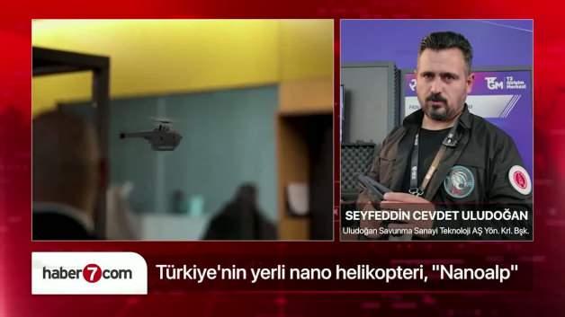 Türkiye'nin ilk nano insansız helikopteri TEKNOFEST'te vitrine çıktı