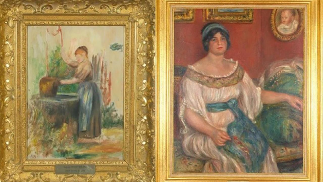Renoir Müzesi'nden çalınan tablolar bulundu