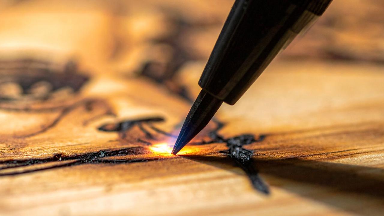 Pyrography: Ahşaba Ateşle Resim