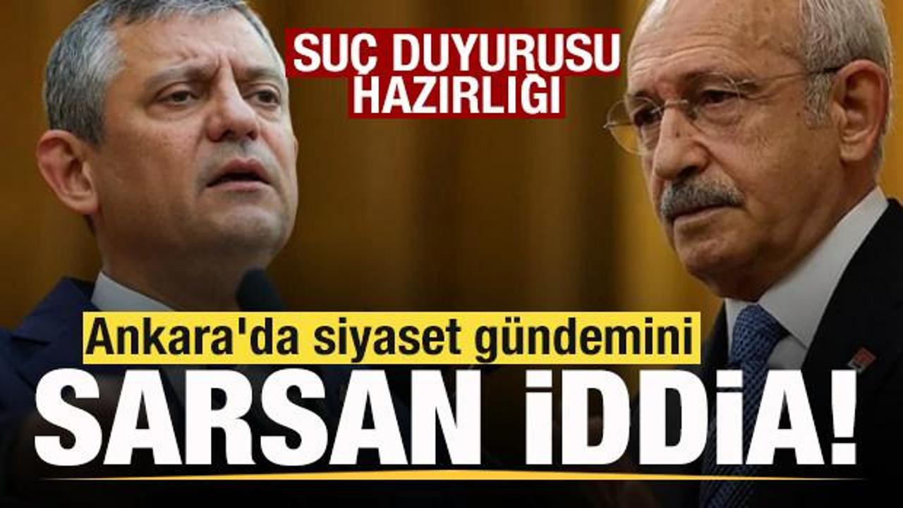 Ankara'da siyaset gündemini sarsan iddia! Suç duyurusu hazırlığı