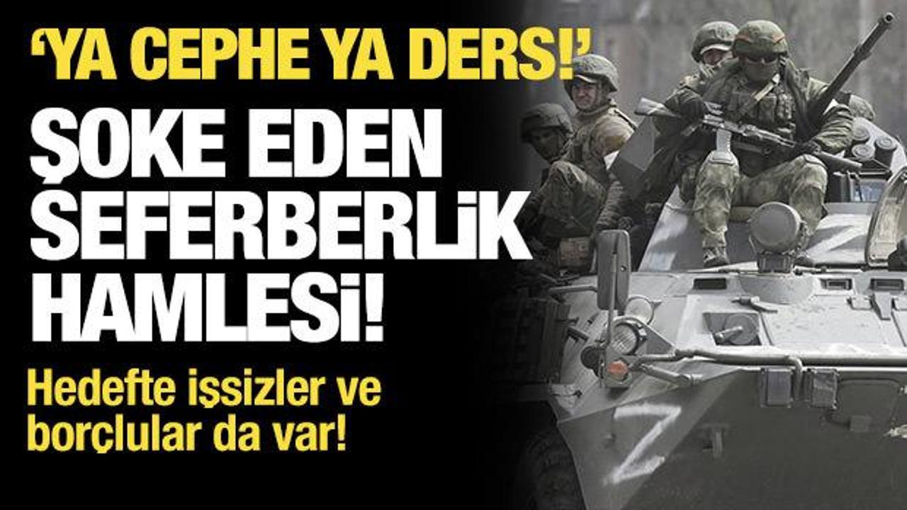 Şoke eden seferberlik hamlesi: "Ya cephe ya ders!" Hedefte işsiz ve borçlular da var!