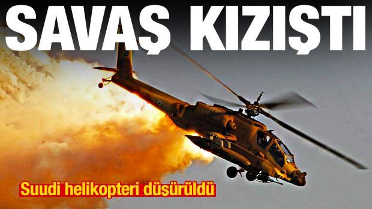 Husiler, Suudi Arabistan helikopterini düşürdü