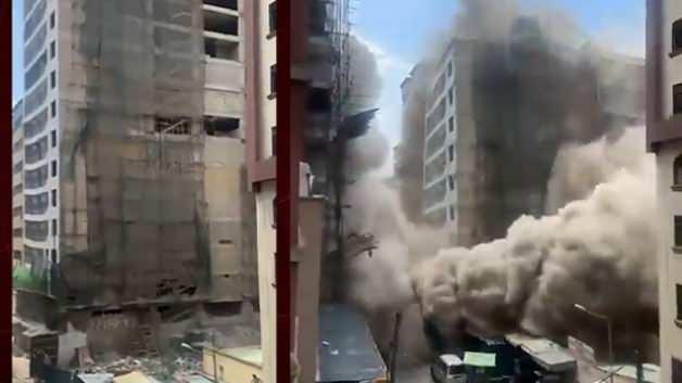 Kenya'da 18 katlı bina çöktü