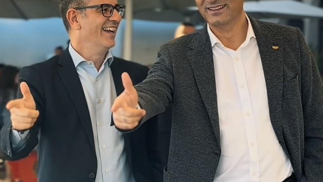 Birbirlerine benzetiliyorlardı! Yusuf Dikeç ile İspanyol bakan bir araya geldi
