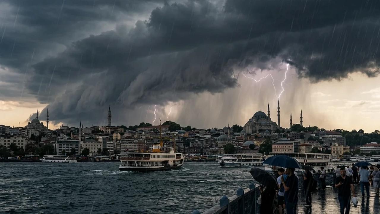 İstanbul'da yağmur kesintisiz sürecek! İşte 5 günlük hava tahmin raporu!